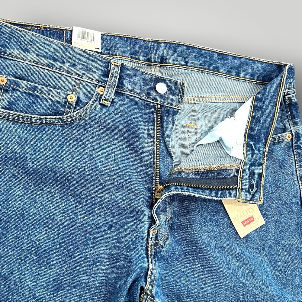 *Levi Strauss 505 Blue Denim Jeans Regular Fit (#2) - Picture 7 of 14